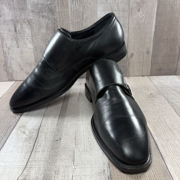 Ecco Vitrus Mondial Monk Strap Men\'s US 8 - 8.5 EU 42 Dress Shoes Leather Black main image 8